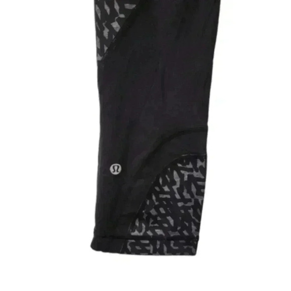 Lululemon Run Inspire Crop II Full-On Luxtreme Block-It  Pocket Net Pop 6/15 6 - Picture 7 of 13